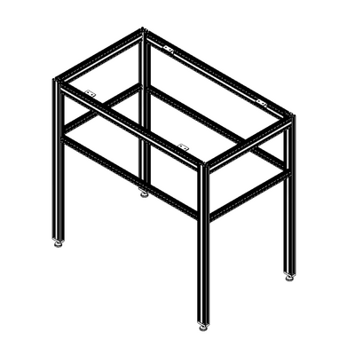 40-543-3SS MODULAR SOLUTIONS ANGLE BRACKET<BR>30MM TALL X 60MM WIDE WITH STAINLESS STEEL HARDWARE